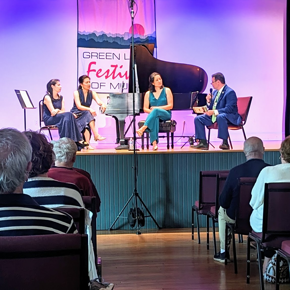 Green Lake Festival of Music Sam Handley Pre Concert Talk with Merz Trio 2024 Thrasher Opera House